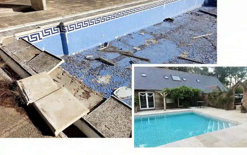 Pool refurbishment and repairs service
